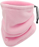 Darrahopens Outdoor Recreation > Snow Sports > Skiing & Accessories Winter Neck Warmer – Warm Ski Scarf and Face Covering against Cold and Wind – Comfortable and Thermal, Ideal for Skiing, Cycling and Outdoor Activities (Pink)