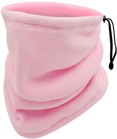 Darrahopens Outdoor Recreation > Snow Sports > Skiing & Accessories Winter Neck Warmer – Warm Ski Scarf and Face Covering against Cold and Wind – Comfortable and Thermal, Ideal for Skiing, Cycling and Outdoor Activities (Pink)