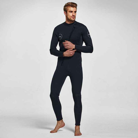 Darrahopens Outdoor Recreation > Water Sports > Scuba & Snorkeling 3MM Men's Full Wetsuit – 4-Way Stretch, UPF 50+, Thermal & Scratch Resistant for Diving & Surfing - Black - Size XXL In Australia - Darrahopens