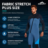 Darrahopens Outdoor Recreation > Water Sports > Scuba & Snorkeling 3MM Men's Full Wetsuit – 4-Way Stretch, UPF 50+, Thermal & Scratch Resistant for Diving & Surfing - Gray - Size XL In Australia - Darrahopens