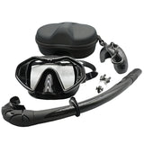 Darrahopens Outdoor Recreation > Water Sports > Scuba & Snorkeling Adult Anti-Fog Snorkel Set with Dry Tube
