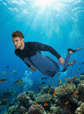 Darrahopens Outdoor Recreation > Water Sports > Scuba & Snorkeling Men's 3mm Full Wetsuit for Surfing Diving & Cold Water Swimming – Front-Zip Neoprene Suit with UV Protection and Flexible Fit(Black,M)  | Other Colors Available in Store
