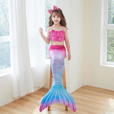 Darrahopens Outdoor Recreation > Water Sports > Scuba & Snorkeling Mermaid Swimsuit Monofin Compatible with Kids Size L 7-9 Years Pack C