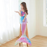 Darrahopens Outdoor Recreation > Water Sports > Scuba & Snorkeling Mermaid Swimsuit Monofin Compatible with Kids Size L 7-9 Years Pack C