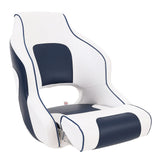 Darrahopens Outdoor Recreation > Water Sports > Scuba & Snorkeling VEVOR Captain Bucket Seat Boat Seat, Flip Up Boat Seat, with Thickened Sponge Padding, Flip-up Bolster Boat Captain Chair for Fishing Boat, Sightseeing Boat, Speedboat, Canoe, 1-Piece