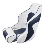 Darrahopens Outdoor Recreation > Water Sports > Scuba & Snorkeling VEVOR Captain Bucket Seat Boat Seat, Flip Up Boat Seat, with Thickened Sponge Padding, Flip-up Bolster Boat Captain Chair for Fishing Boat, Sightseeing Boat, Speedboat, Canoe, 1-Piece