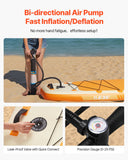 Darrahopens Outdoor Recreation > Water Sports > Scuba & Snorkeling VEVOR Inflatable Stand Up Paddle Board, 3.53m x 89cm x 15cm Wide Ultra-Light SUP Paddleboard, All Accessories Included, Pump, Paddle, Fin, Backpack, Ankle Leash, Strap, Non-slip Deck for Youth, Adults