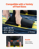 Darrahopens Outdoor Recreation > Water Sports > Scuba & Snorkeling VEVOR Water Skis 116.8 cm / 46 inch, Water Ski Trainers with X-7 Adjustable Bindings, Double-Handle Rope & Removable Stabilizing Bar, Training Waterskis Combo for Youth Up to 136 kg