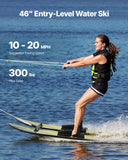Darrahopens Outdoor Recreation > Water Sports > Scuba & Snorkeling VEVOR Water Skis 116.8 cm / 46 inch, Water Ski Trainers with X-7 Adjustable Bindings, Double-Handle Rope & Removable Stabilizing Bar, Training Waterskis Combo for Youth Up to 136 kg