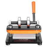 Darrahopens Outdoor Recreation > Water Sports > Surfing VEVOR Leather Cutting Machine, 7.1 x 3.9 in Embossing Plate Manual Die Cutter, 0.47 in Pressure Stroke Leather Embossing Machine, Dual Guide Shafts Die Cut Machine for Various of Materials
