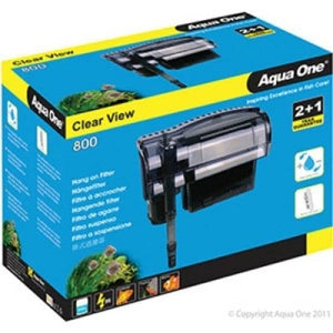 Darrahopens Pet Care > Aquarium Aqua One Clear View Hang On Filter 800 Waterfall Hang On Back 29029