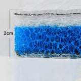 Darrahopens Pet Care > Aquarium > Aquarium Cleaning Supplies 4Pcs Replacement Aquarium Filters 8-Layer Reusable Density Filter for Fish Tank