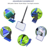 Darrahopens Pet Care > Aquarium > Aquarium Cleaning Supplies 5 in1 Water Aquarium Cleaning Tool Fish Tank Gravel Vacuum Glass Cleaner Brush