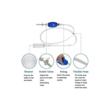 Darrahopens Pet Care > Aquarium > Aquarium Cleaning Supplies Aquarium Cleaning Kit - 5 In 1 Algae Scraper And Aquarium Gravel Cleaner - Hand Siphon Pump To Drain And Replace Your