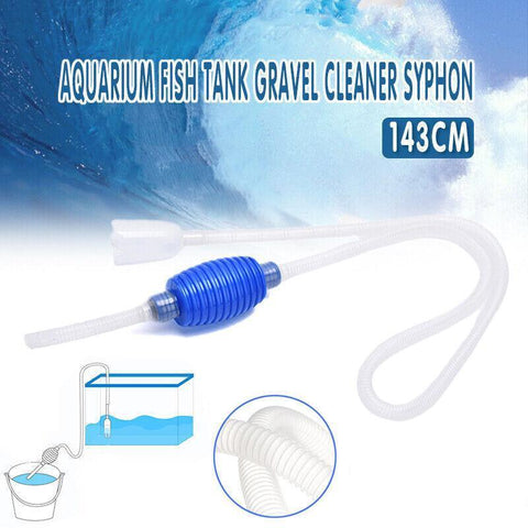 Darrahopens Pet Care > Aquarium > Aquarium Cleaning Supplies Large Aquarium Fish Tank Gravel Cleaner Syphon Vacuum Water Changer Siphon Hose