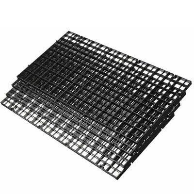 Darrahopens Pet Care > Aquarium > Aquarium Decor 8Pcs Plastic Fish Grid Divider Durable  Holder Fish Tank Tray Egg Crate Aquarium - White