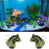 Darrahopens Pet Care > Aquarium > Aquarium Decor Aquarium Bridge Ornament,Fish Tank Landscape Decor Aquarium Resin Bridge Fish Tank Arch Pavilion Tree Garden Aquarium