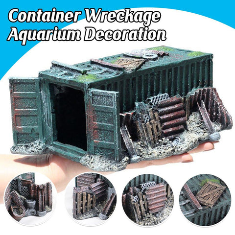 Darrahopens Pet Care > Aquarium > Aquarium Decor Fish Tank Aquascape Hiding Cave Shrimp Fish Shelter Aquarium Decoration House