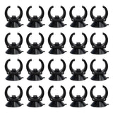 Darrahopens Pet Care > Aquarium > Aquarium Filters & Pumps 20PCS Black Suction Mount Clips for Aquarium Equipment