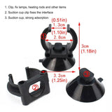 Darrahopens Pet Care > Aquarium > Aquarium Filters & Pumps 20PCS Black Suction Mount Clips for Aquarium Equipment