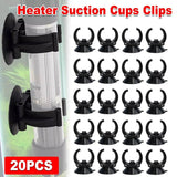 Darrahopens Pet Care > Aquarium > Aquarium Filters & Pumps 20PCS Black Suction Mount Clips for Aquarium Equipment