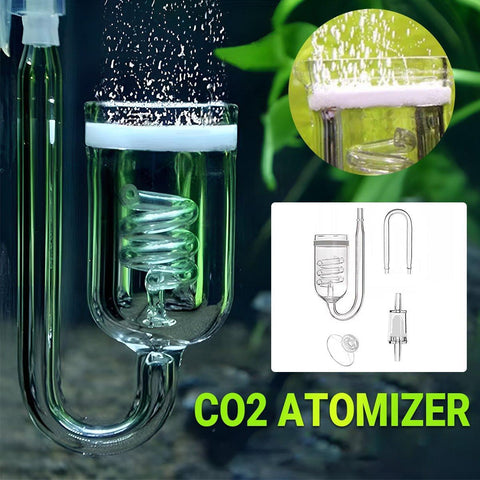 Darrahopens Pet Care > Aquarium > Aquarium Filters & Pumps Aquarium Diffuser Glass Spiral Atomizer CO2 Reactor for Planted Tanks