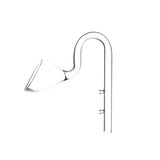 Darrahopens Pet Care > Aquarium > Aquarium Filters & Pumps Aquarium Glass Inlet Outlet Pipe Fish Tank Filter Oil Film Remover Plant Holder - Hemispherical outlet-12mm