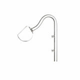 Darrahopens Pet Care > Aquarium > Aquarium Filters & Pumps Aquarium Glass Inlet Outlet Pipe Fish Tank Filter Oil Film Remover Plant Holder - Hemispherical outlet-12mm