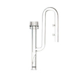 Darrahopens Pet Care > Aquarium > Aquarium Filters & Pumps Aquarium Glass Inlet Outlet Pipe Fish Tank Filter Oil Film Remover Plant Holder - Hemispherical outlet-12mm