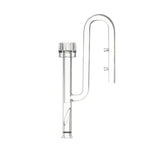 Darrahopens Pet Care > Aquarium > Aquarium Filters & Pumps Aquarium Glass Inlet Outlet Pipe Fish Tank Filter Oil Film Remover Plant Holder - Oil removal inlet-12mm