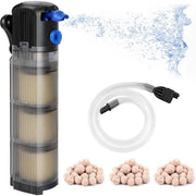 Darrahopens Pet Care > Aquarium > Aquarium Filters & Pumps Aquarium Internal Filter Adjustable 3 In 1 Aquarium Pump For 100-300L Freshwater Or Saltwater Aquarium 1500L/H 25W