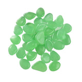 Darrahopens Pet Care > Aquarium > Aquarium Filters & Pumps Pebbles Stone Glow in the Dark Rock Fish Tank Stones Garden Road - Green
