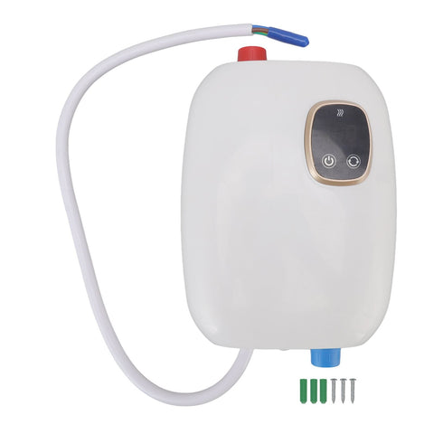 Darrahopens Pet Care > Aquarium > Aquarium Temperature Controllers 5500W Small Electric Instant Hot Water Heater with Digital Touch Screen Smart Thermostat Water Heater 220V In Australia - Darrahopens
