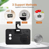 Darrahopens Pet Care > Aquarium > Aquarium Temperature Controllers Set of 3 digital refrigerator thermometers - Magnetic aquarium thermometer with hook - Mini refrigerator thermometer - Freezer thermometer - for home, restaurant, bar - Black