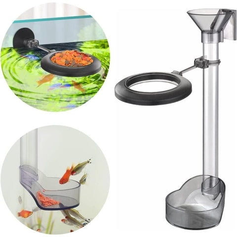 Darrahopens Pet Care > Aquarium > Fish Food Assembled Feeding Tube, Aquarium Feeding Tube, Two Feeding Positions For Upper And Lower Fish (20-37Cm)