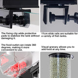 Darrahopens Pet Care > Aquarium > Fish Food CARLA HOME Automatic Fish Feeder with Timer, Moistureproof Dispenser & Rechargeable Feeding for Aquarium or Tank