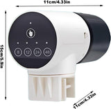 Darrahopens Pet Care > Aquarium > Fish Food CARLA HOME Automatic Fish Feeder with Timer, Moistureproof Dispenser & Rechargeable Feeding for Aquarium or Tank