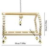 Darrahopens Pet Care > Bird > Bird Cage Accessories 17PCS Bird Toys Parrot Swing Toys Chewing Hanging Bell Cockatiel Cage Toy Set