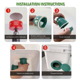 Darrahopens Pet Care > Bird > Bird Cage Accessories 5PCS Automatic Chicken Feeder Poultry Feeding Cup Trough Drinker Set Hen Coop