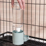 Darrahopens Pet Care > Bird > Bird Cage Accessories Automatic Food Water Dispenser Set Pet Feeder Bowl Set for Cage Light Blue