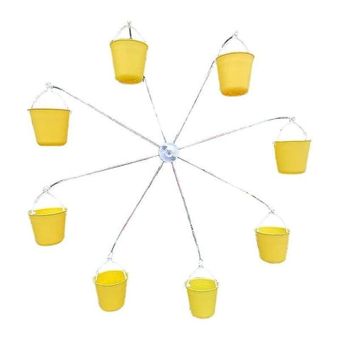 Darrahopens Pet Care > Bird > Bird Cage Accessories {CA} Bird Carousel Spinning Carousel Toy With Bird Feeder