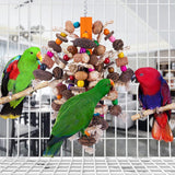 Darrahopens Pet Care > Bird > Bird Cage Accessories Colourful Parrot Toy Chew Corn Cob Fun Toy for Birds Safe Natural Playtime