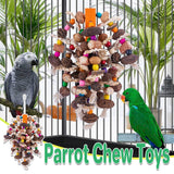 Darrahopens Pet Care > Bird > Bird Cage Accessories Colourful Parrot Toy Chew Corn Cob Fun Toy for Birds Safe Natural Playtime
