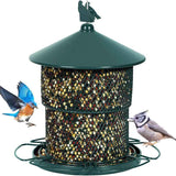 Darrahopens Pet Care > Bird > Bird Cage Accessories Hanging Metal Bird Feeder Mesh Tube Green