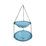 Darrahopens Pet Care > Bird > Bird Cage Accessories Outdoor Hanging Bird Feeder Bath Garden Patio Decoration for Attracting Birds - Purple