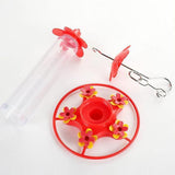 Darrahopens Pet Care > Bird > Bird Cage Accessories Outdoors Hanging Hummingbird Feeders with 5 Feeding Ports