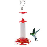 Darrahopens Pet Care > Bird > Bird Cage Accessories Outdoors Hanging Hummingbird Feeders with 5 Feeding Ports