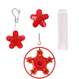 Darrahopens Pet Care > Bird > Bird Cage Accessories Outdoors Hanging Hummingbird Feeders with 5 Feeding Ports