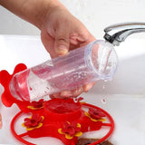 Darrahopens Pet Care > Bird > Bird Cage Accessories Outdoors Hanging Hummingbird Feeders with 5 Feeding Ports