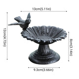 Darrahopens Pet Care > Bird > Bird Cage Accessories Retro Petal Shaped Bird Feeder Hanging Decorative Outdoor Garden Bird Feeding